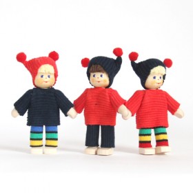 クレーブス　人形　結婚式　2体セット akknitcap_all-280x280.jpg