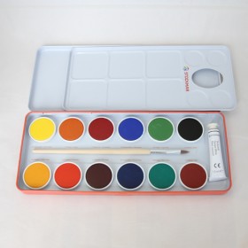 シュトックマー 水彩絵の具13色缶