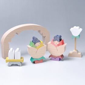 薔薇の花びな枠付