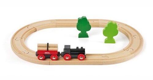 Amazon.co.jp: 貴重 レトロ BRIO ウッドレールセット ウッド