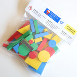 マグネットシュピーレ マグネット色板（小）44P | krtek select toys