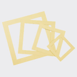 トランスパレント・フレームセット：4つのサイズのフレームセット